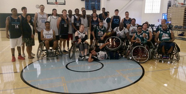 Coyotes Host 20th Annual Wheelchair Basketball Game