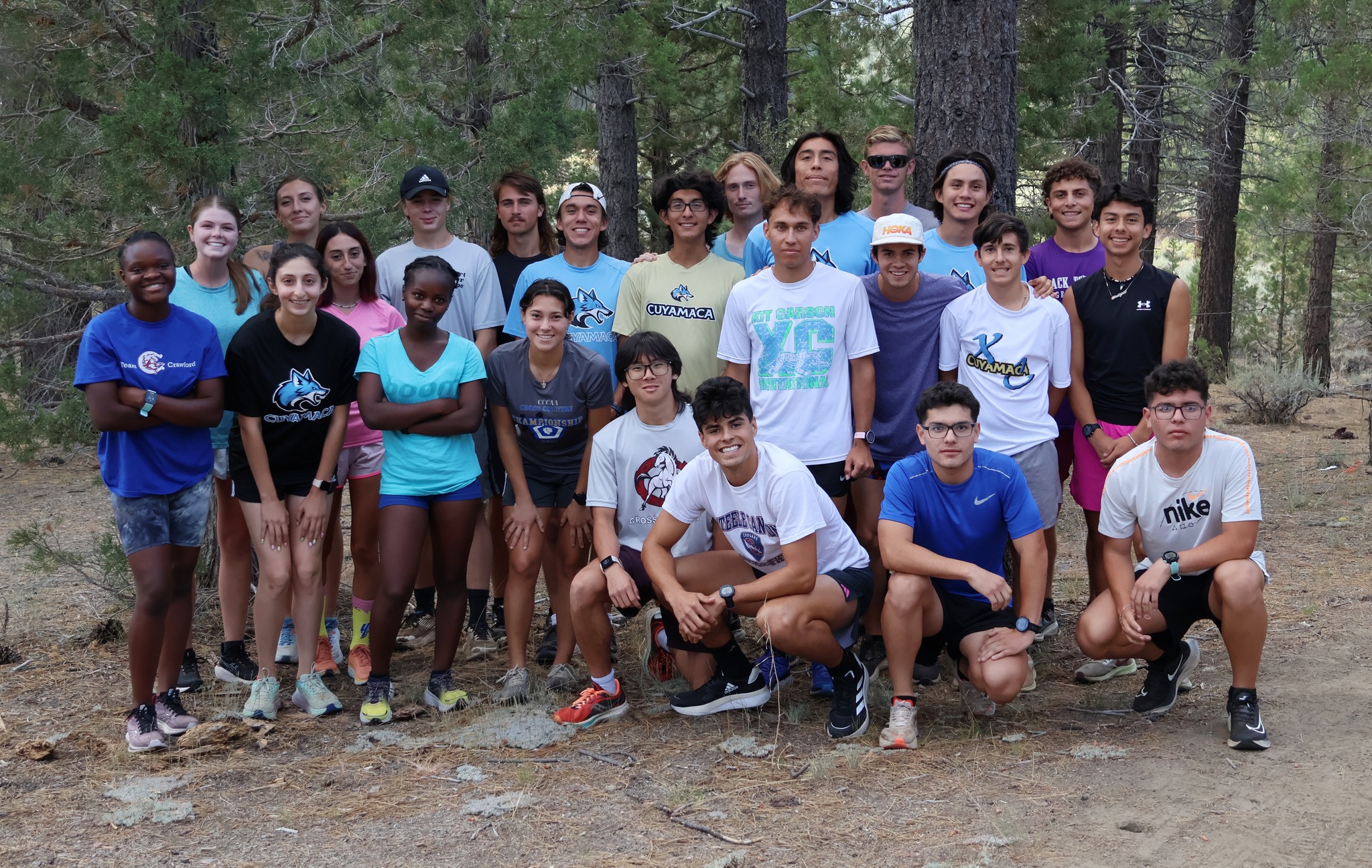 Cuyamaca XC heads to mountains for team building and altitude training